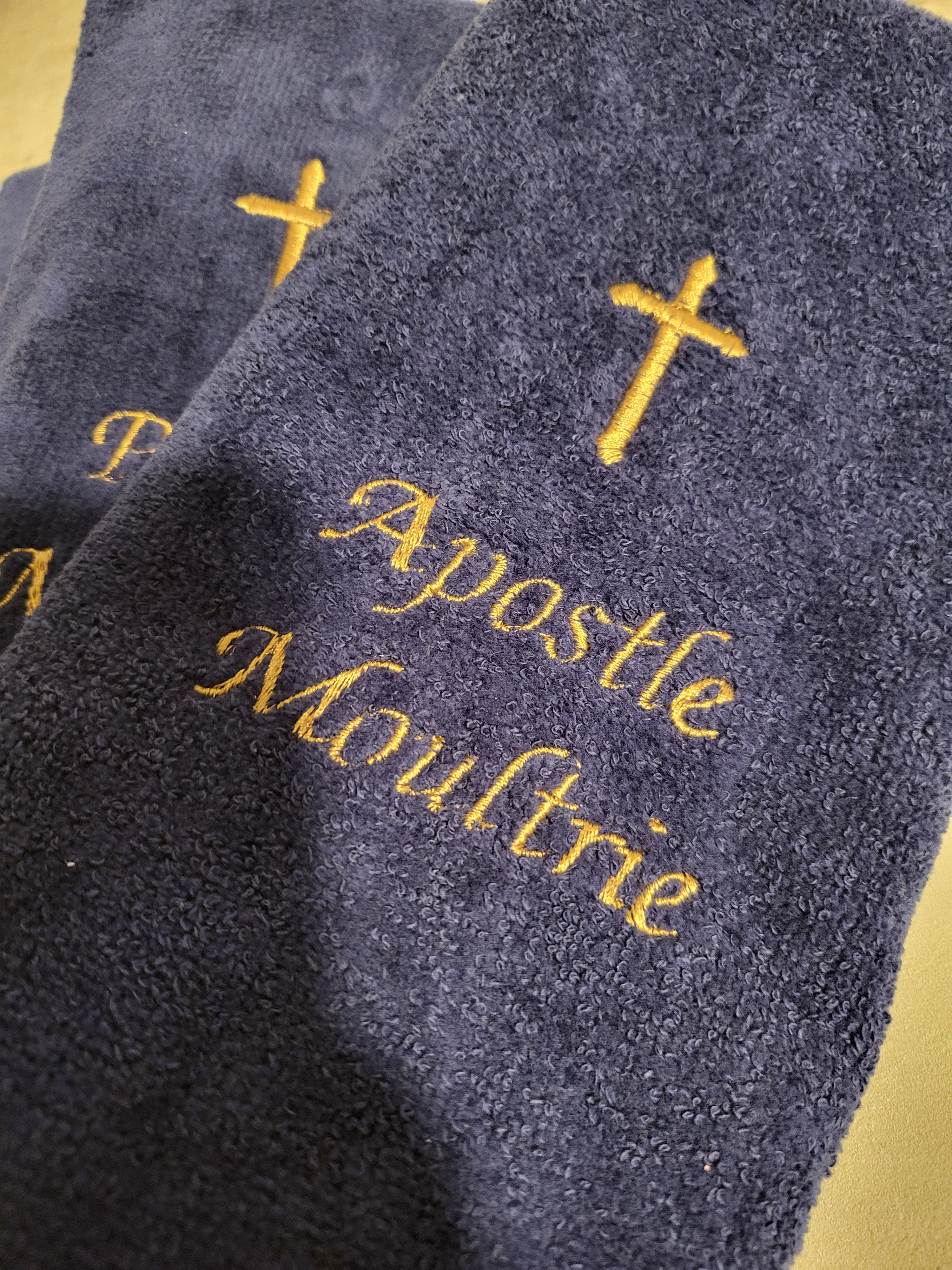 Personalized Preacher Towel | Embroidered Pastor Gift | Father's Day Gift for Minister | Custom Church Towel | Pastor Appreciation