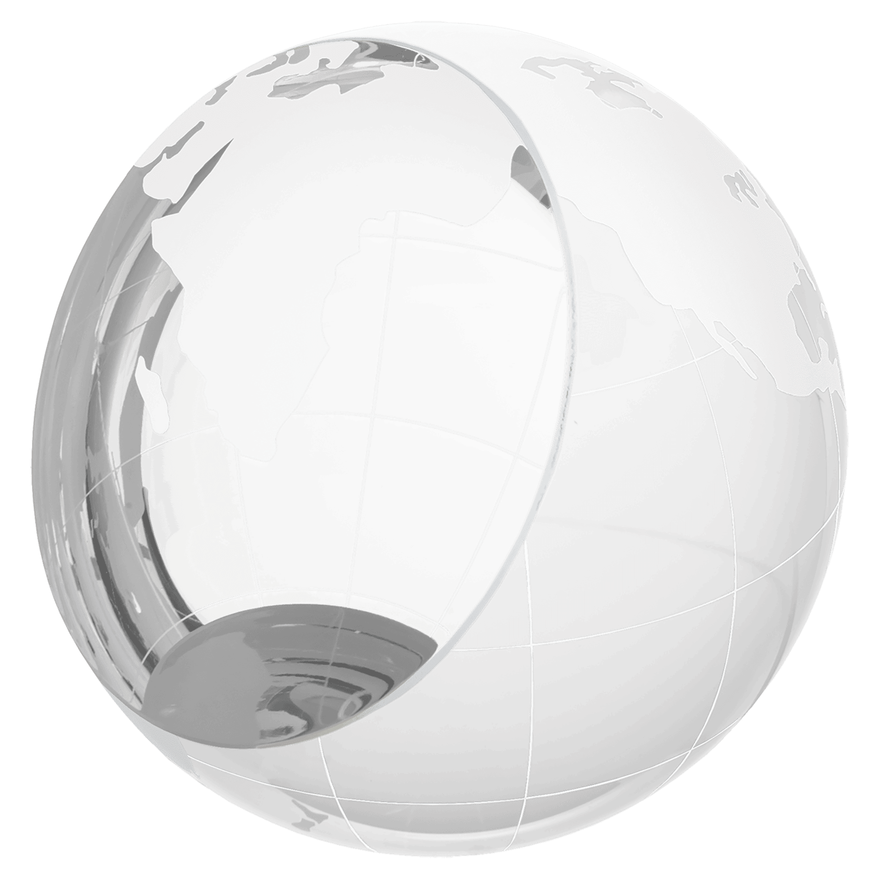 Crystal Globe Paperweight | Paper Weight Office Gift | Conference Gift | Award Paper Weight