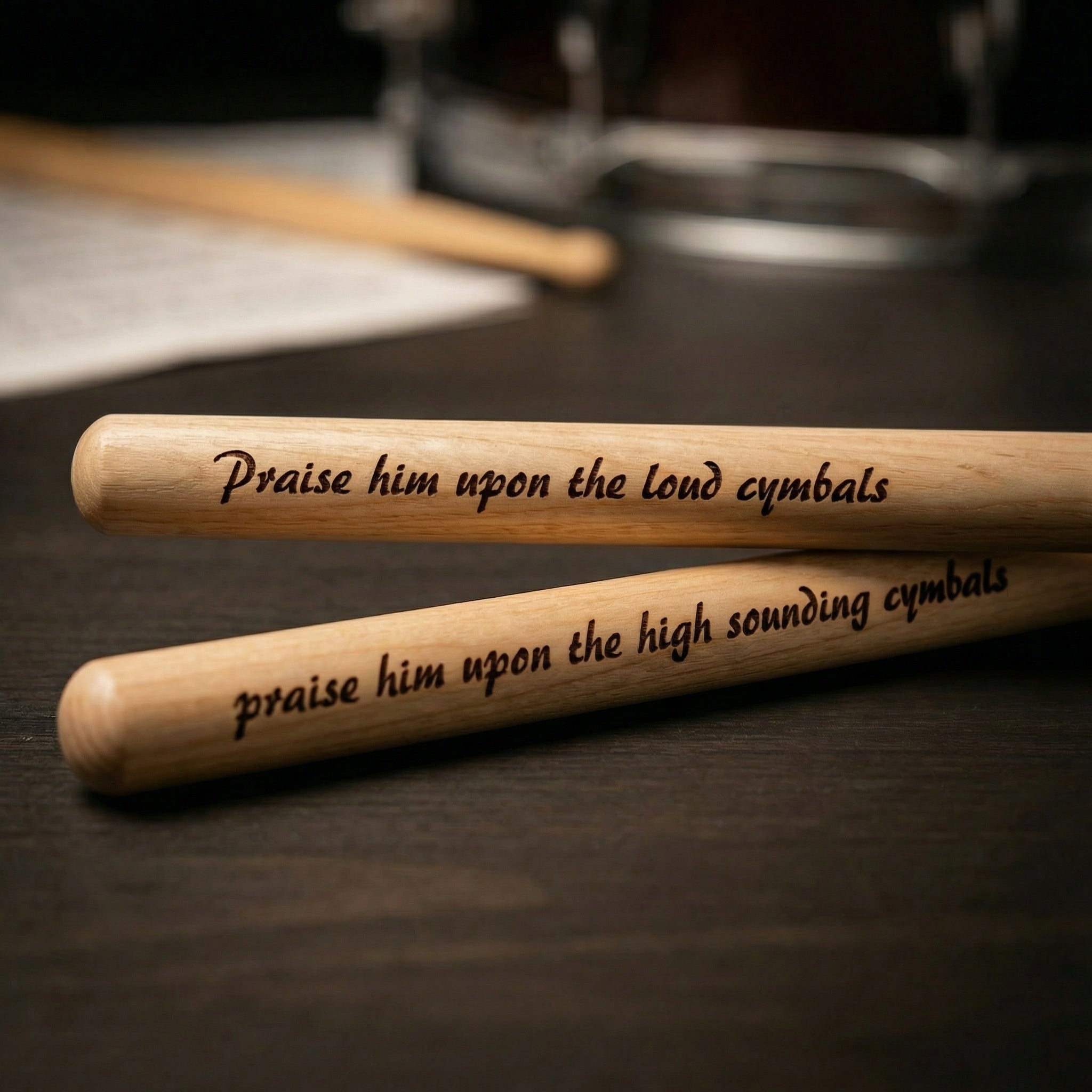 Personalized Drumsticks | Custom Engraved Drum Sticks Gift
