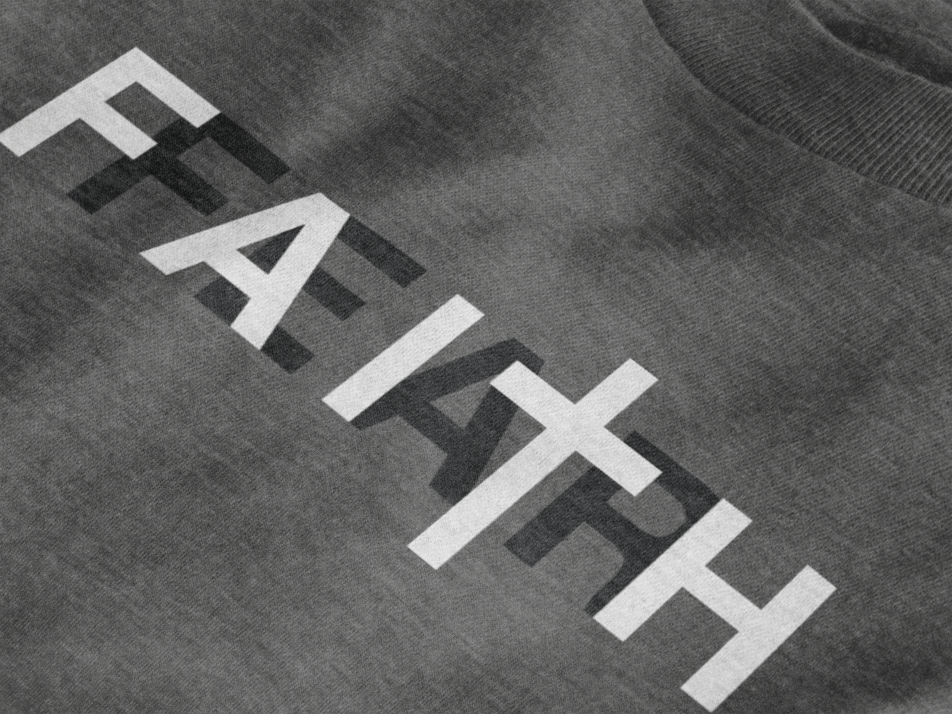 Faith Over Fear (Overlap Design) | Christian T-Shirt