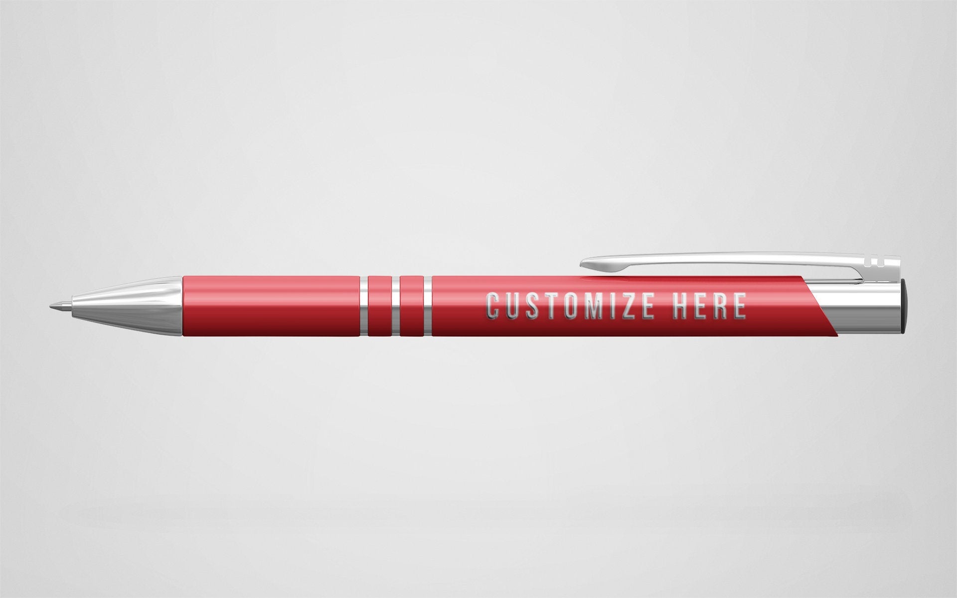 Personalized Pen with Silver Trim