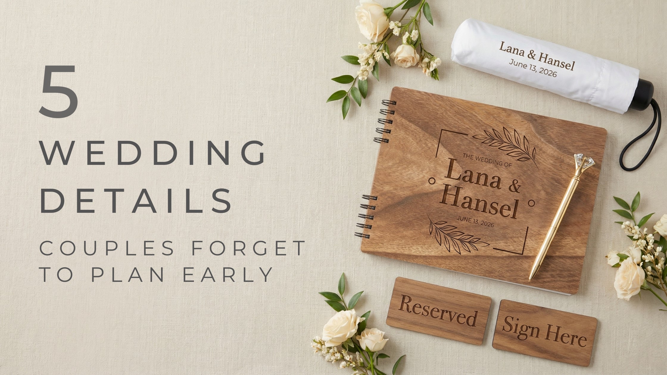 5 Wedding Details Couples Forget to Plan Early