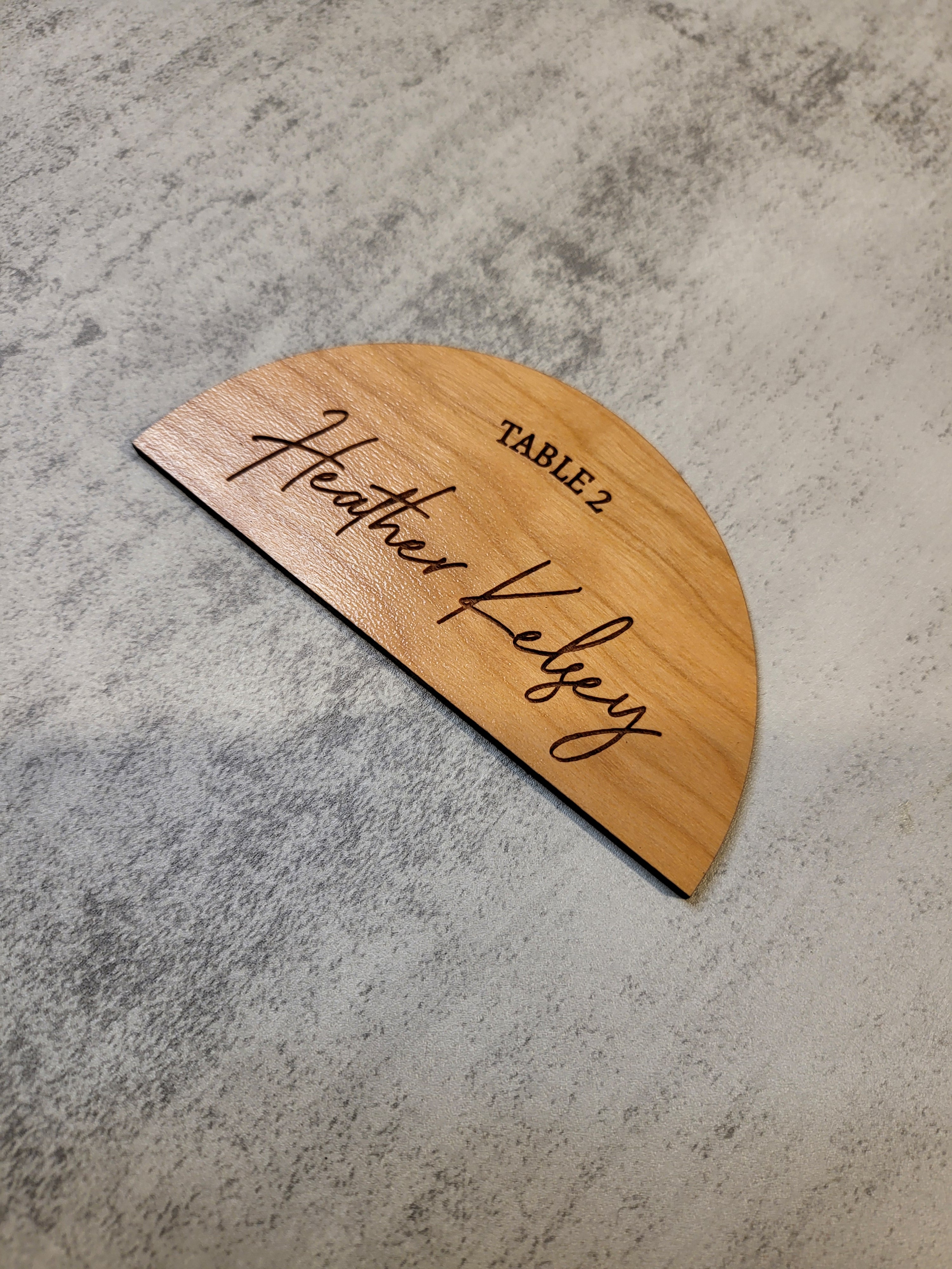 Personalized Arch Wedding Place Cards | Engraved Guest Name Escort Cards | Wood & Acrylic Wedding Seating Tags | Elegant Reception Place Settings