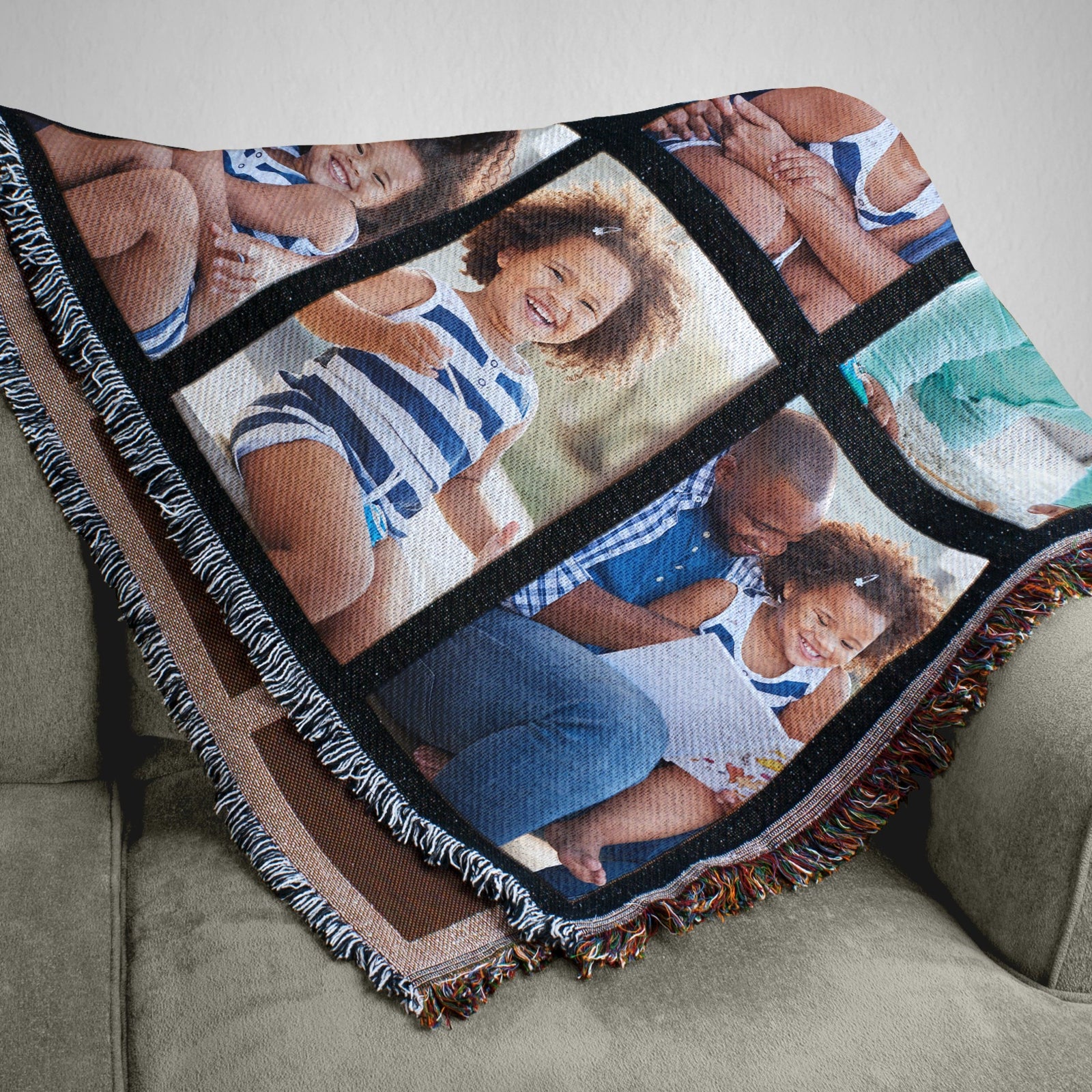 9 Panel Blanket | Personalized Soft Throw