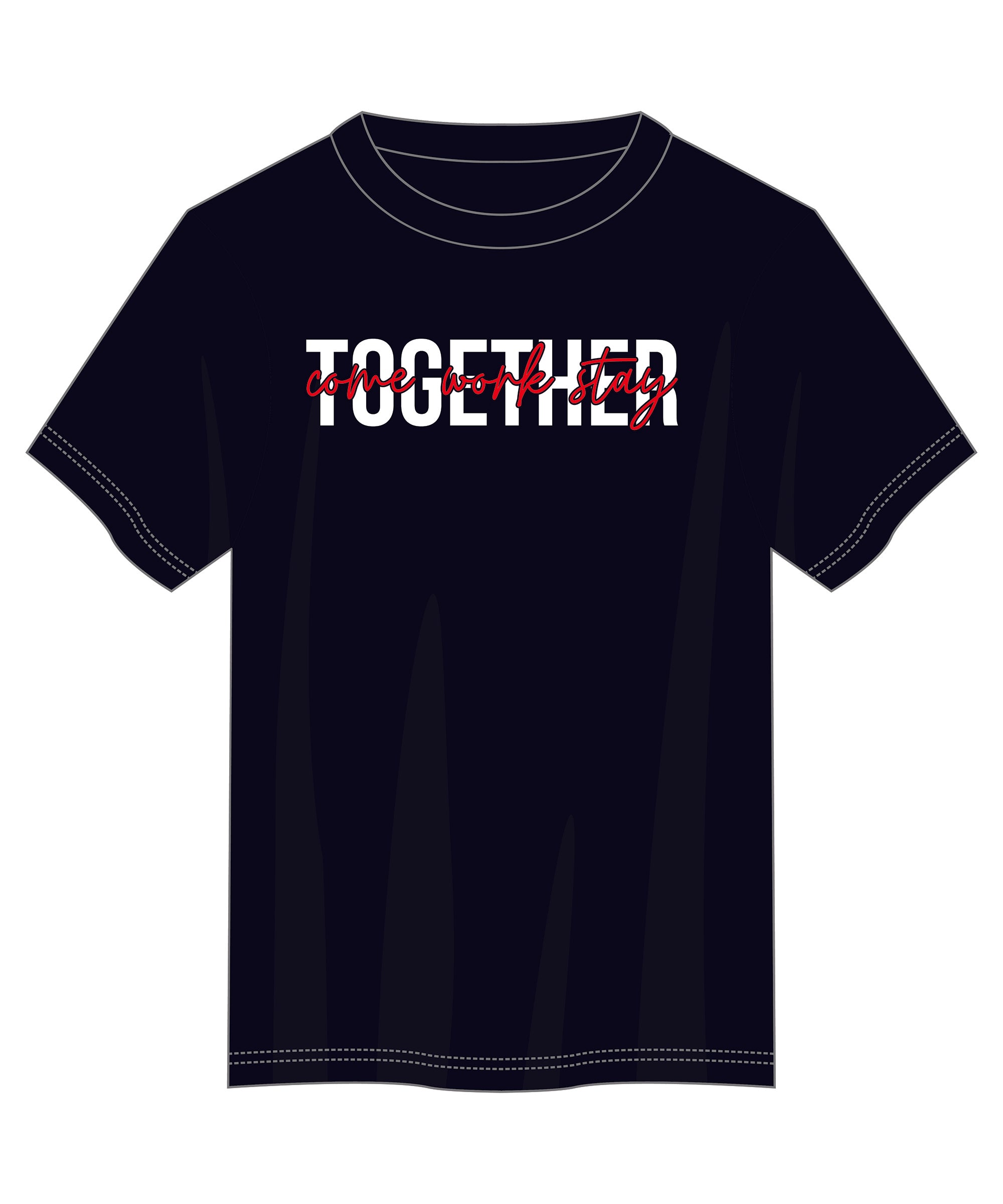 Come Together, Work Together, Stay Together | Christian Unity T-Shirt