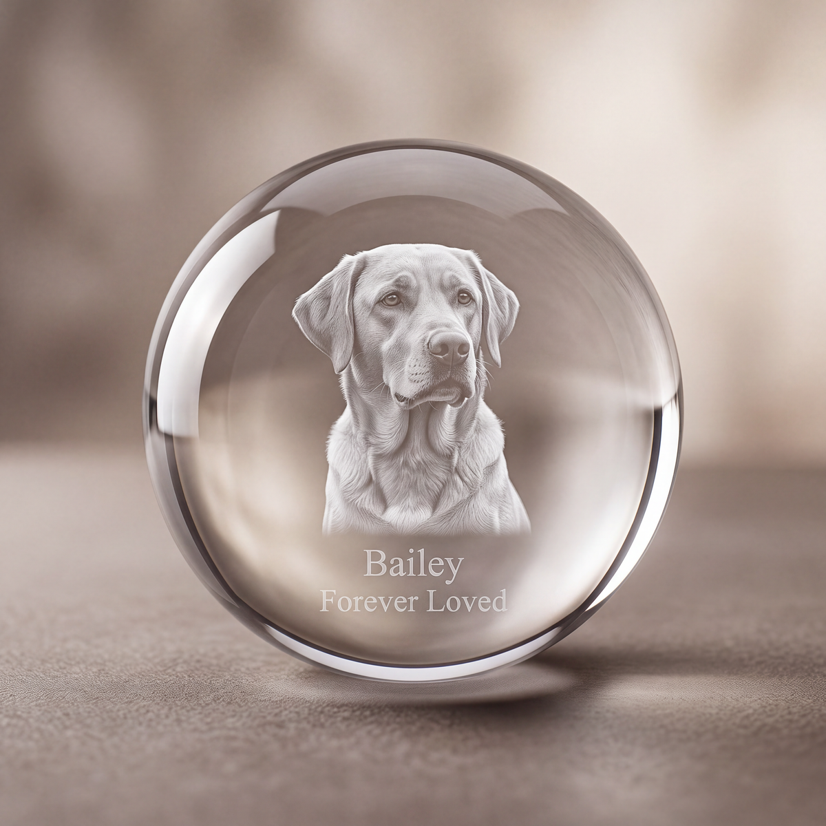 Personalized 3D Crystal Photo Ball | Custom Photo Keepsake