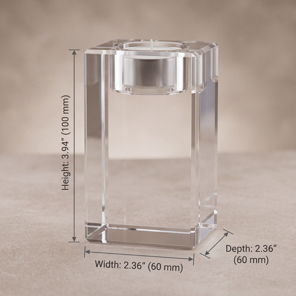 Personalized 3D Crystal Photo Candle | Custom Photo Keepsake