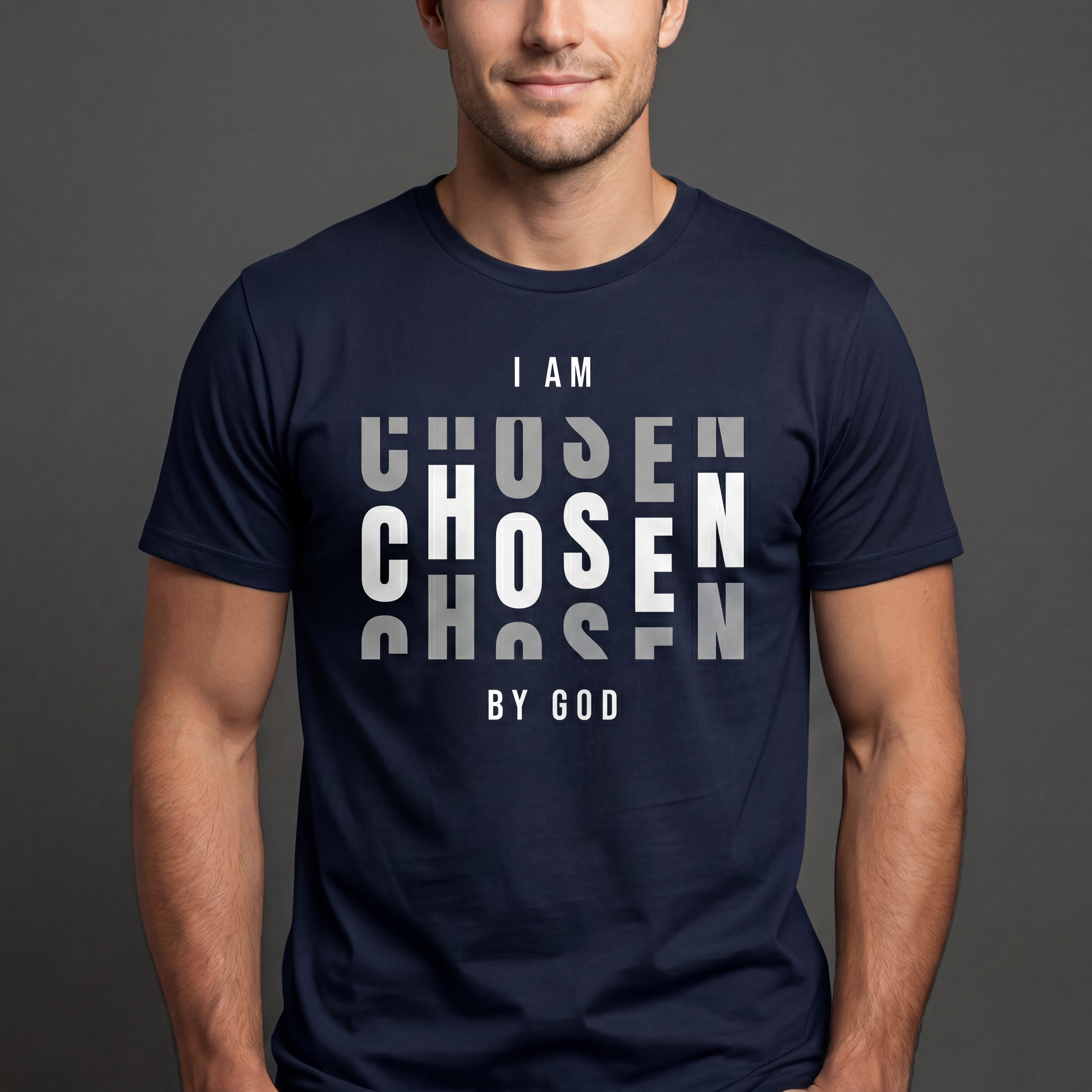 I Am Chosen by God Shirt – Inspirational Typography Graphic Tee | Gildan Softstyle | Unisex