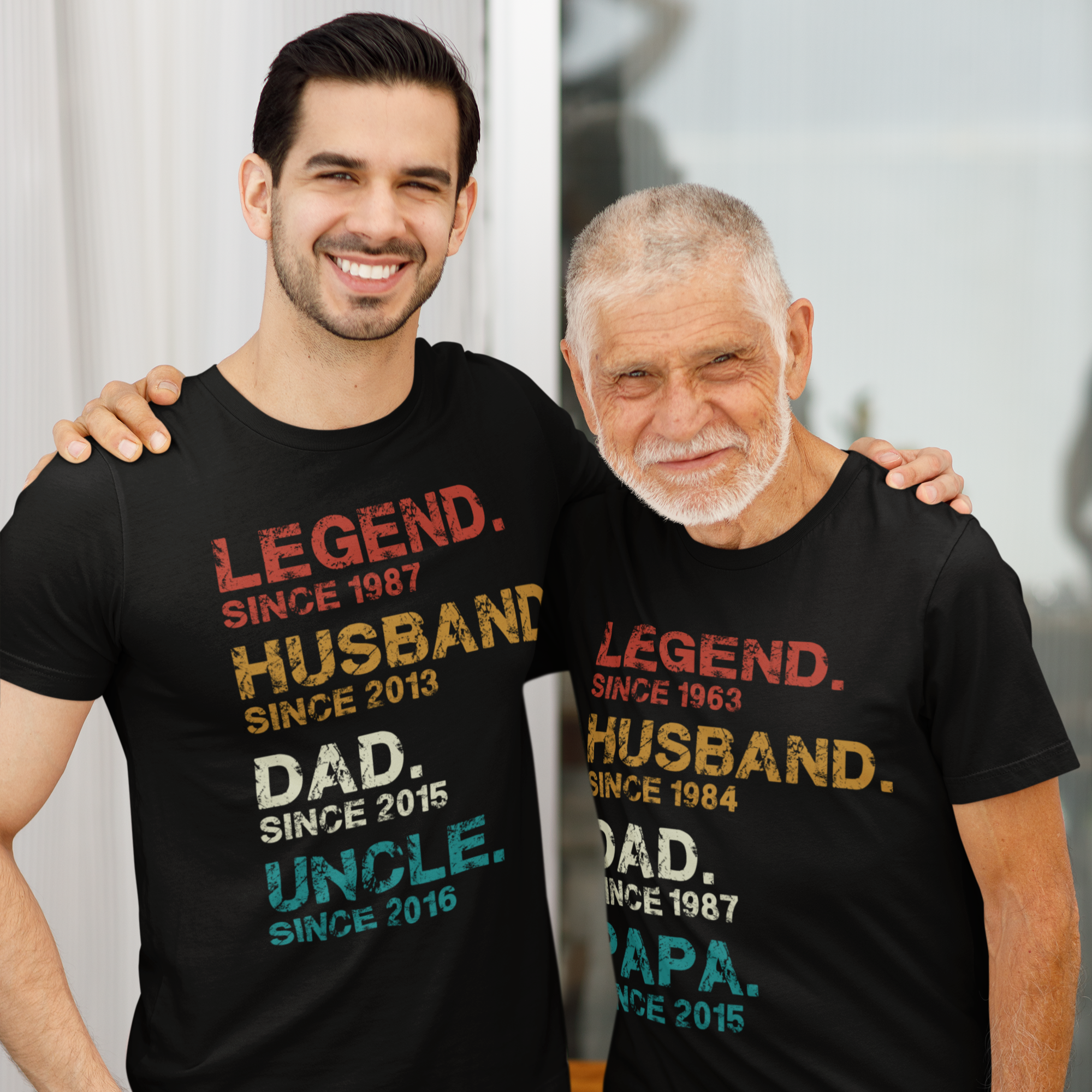 Legend Husband Daddy Grandpa Shirt | Custom Father’s Day Shirt | Personalized Since [Year] Tee