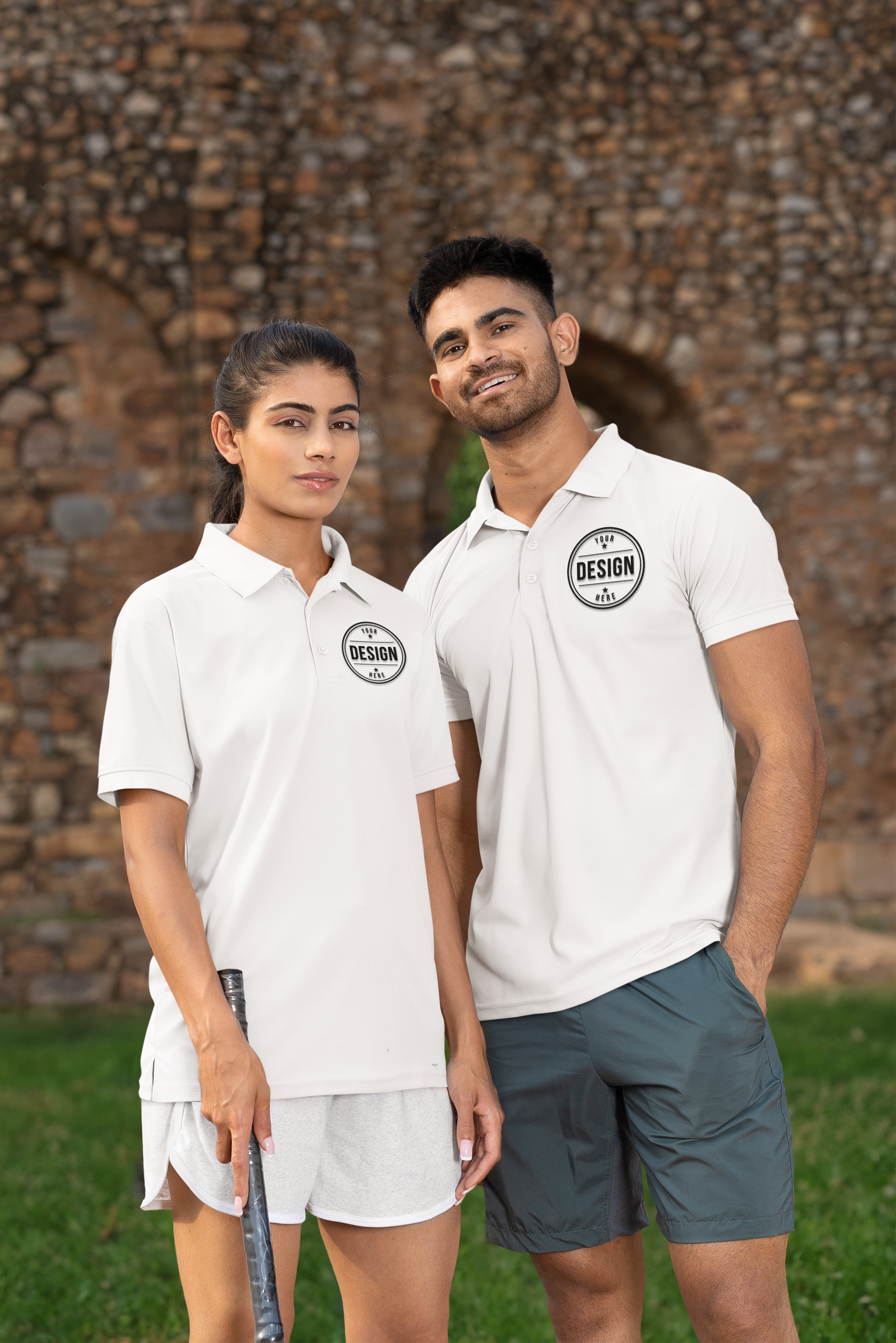 Custom Polo Shirt | Gildan Jersey Sport Shirt | Left Chest Logo | DTF Printed | Bulk or Individual Orders