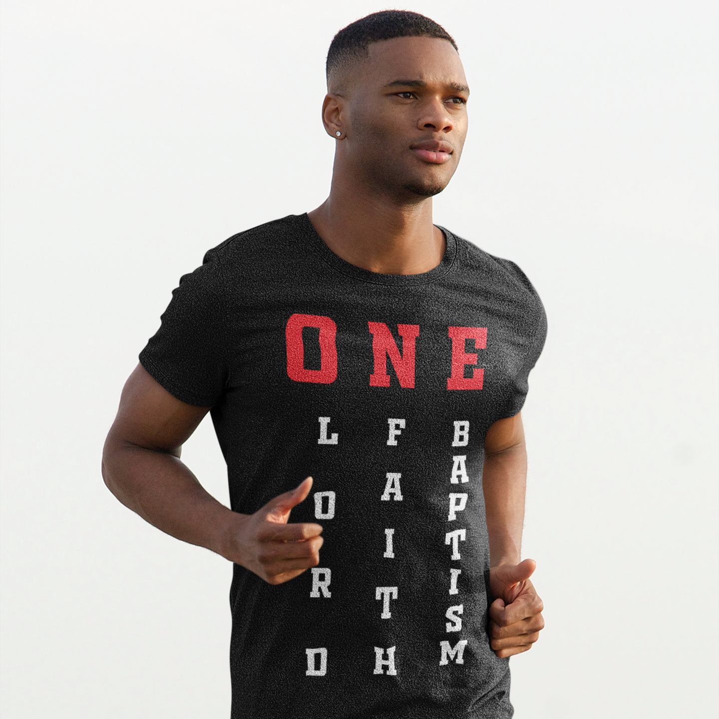 One Lord | One Faith | One Baptism – Christian Performance Shirt (Short or Long Sleeve)