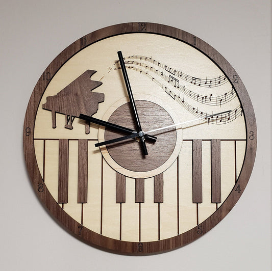 Piano clock