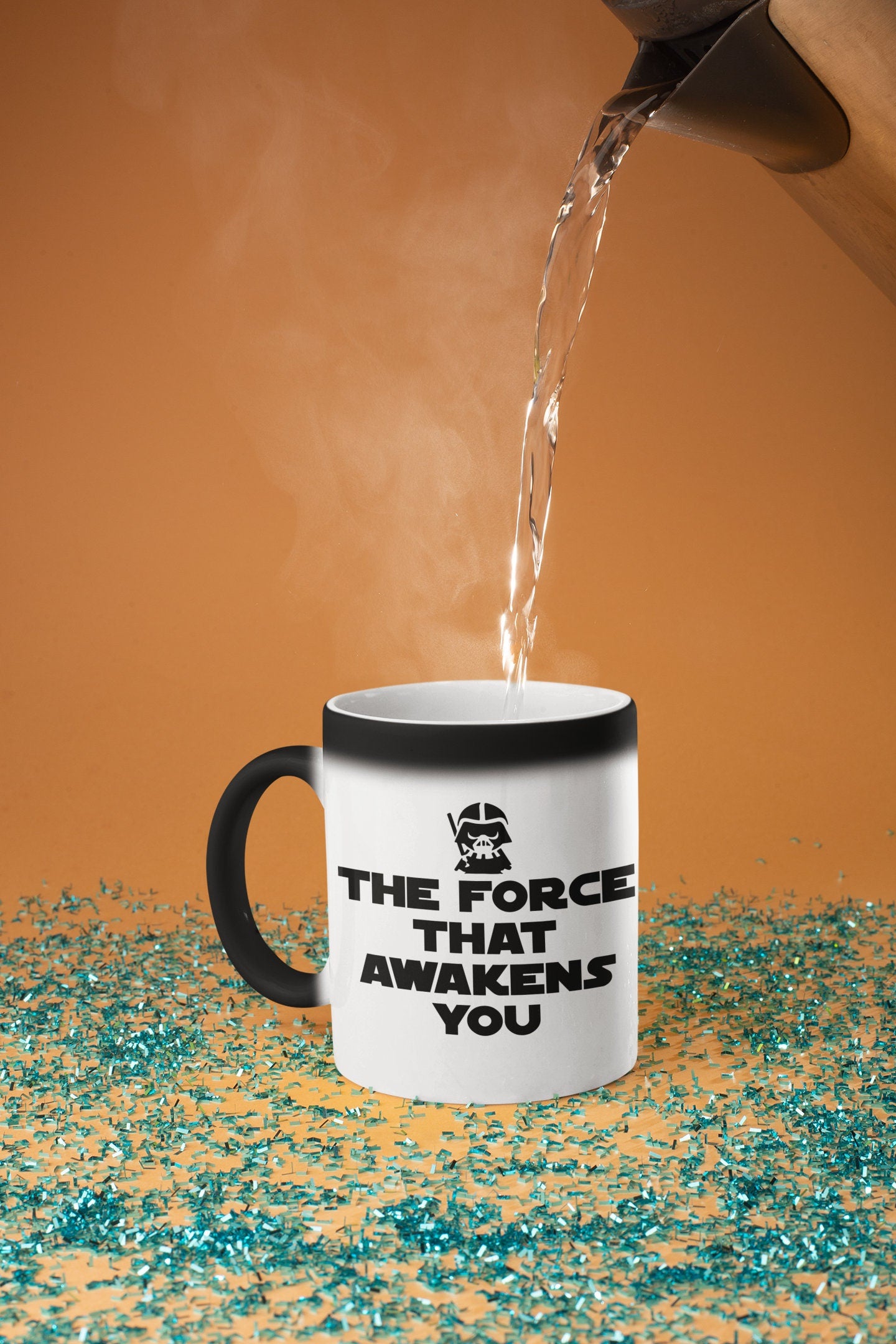 Color Changing The Force That Awakens You Mug | Personalized Magic Mug