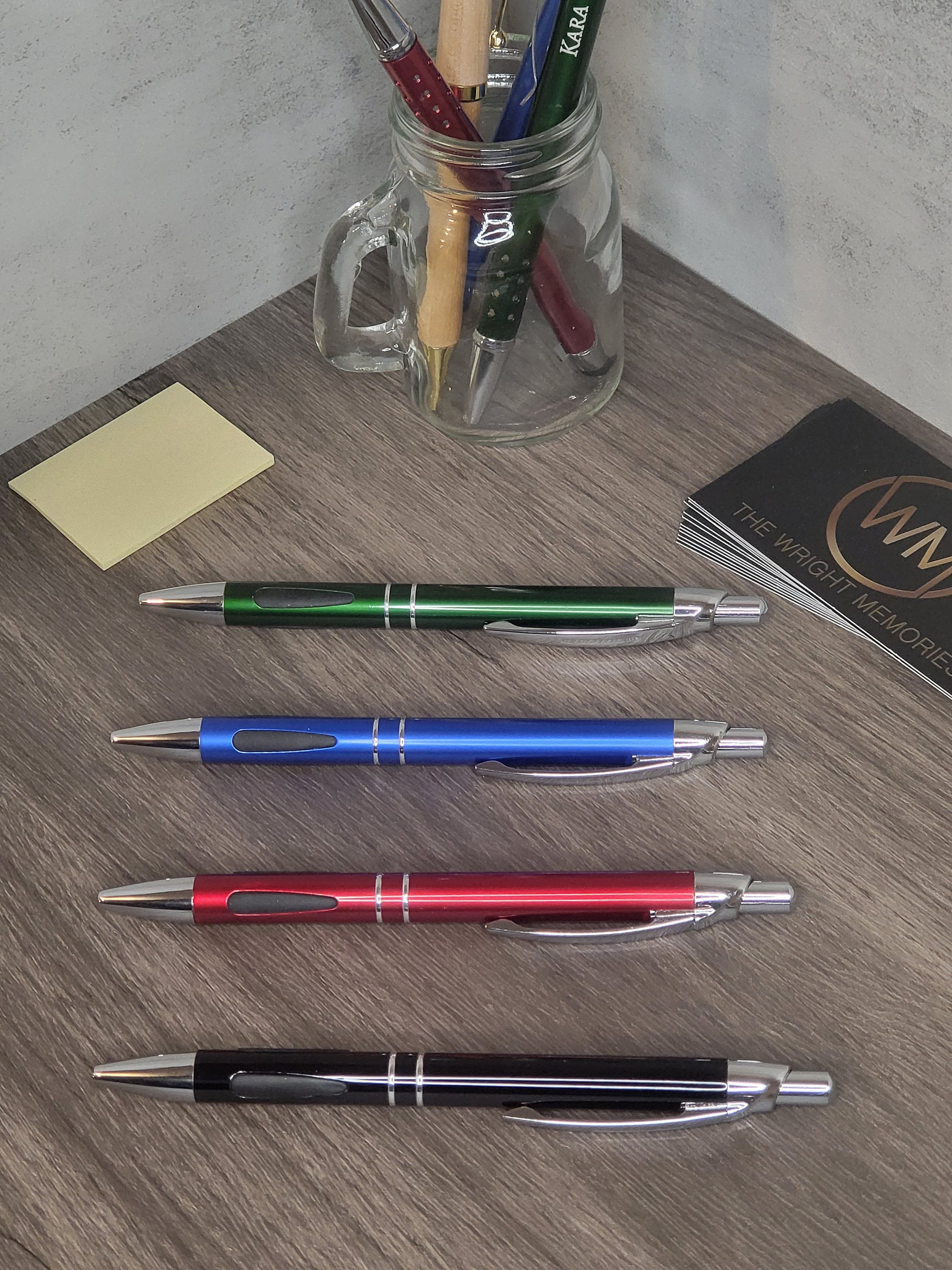 Personalized Pen with Silver Trim
