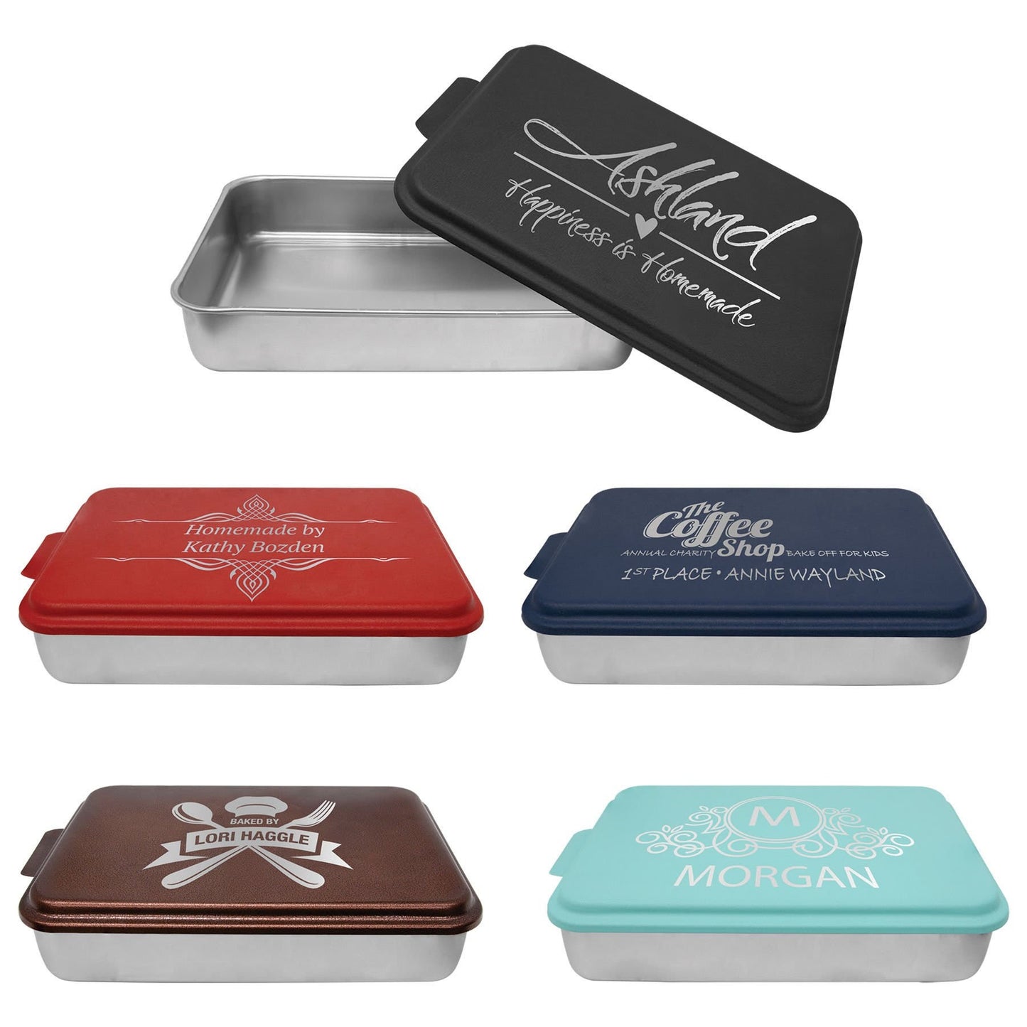 Personalized Baking Pan | Customized Gift for Bakers | Engraved Aluminum Cake Pan