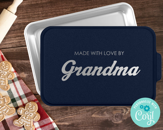 Personalized Baking Pan | Customized Gift for Bakers | Engraved Aluminum Cake Pan