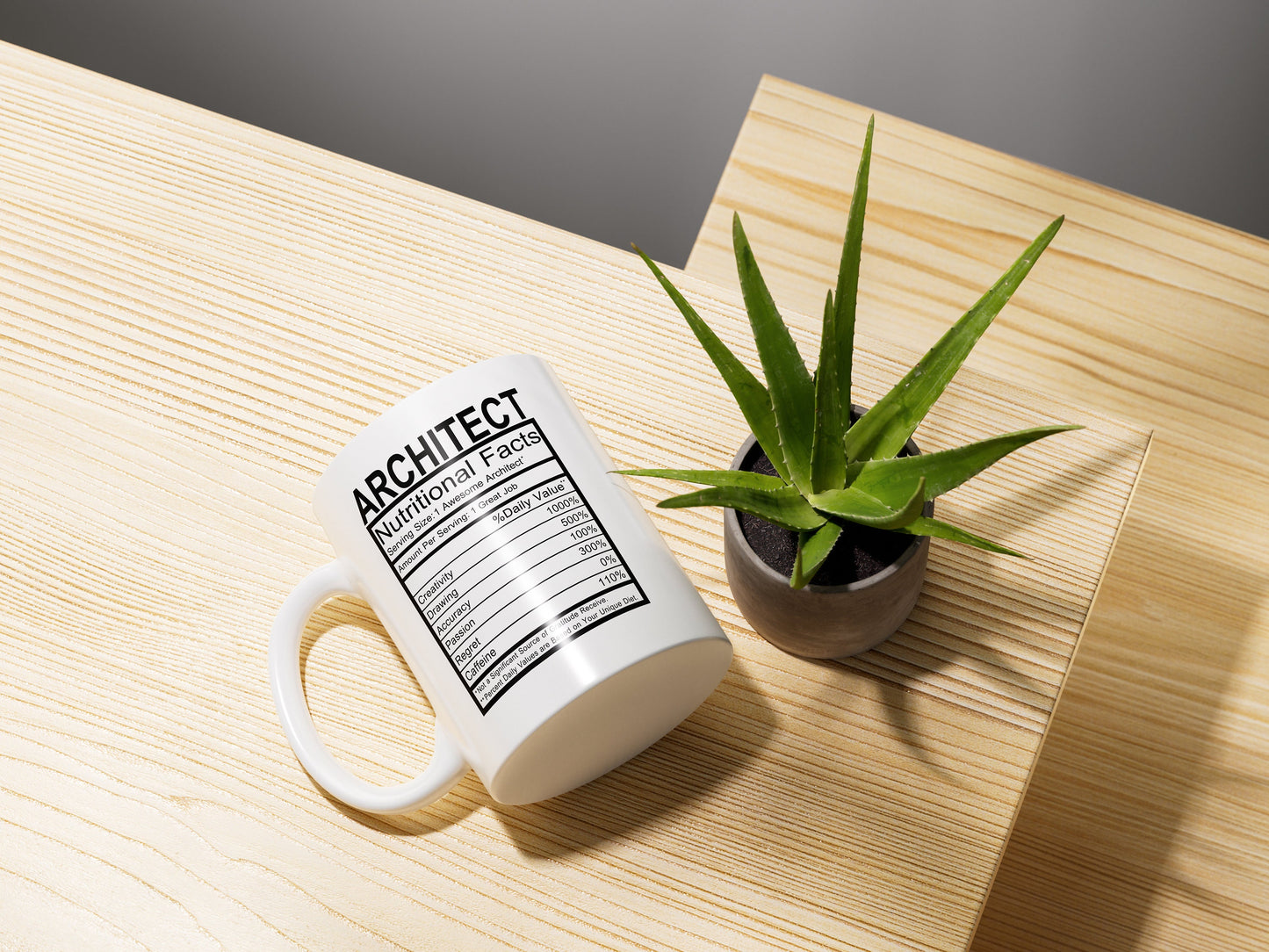 Architect Nutrition Facts Mug | Personalized Mug | Magic Mug