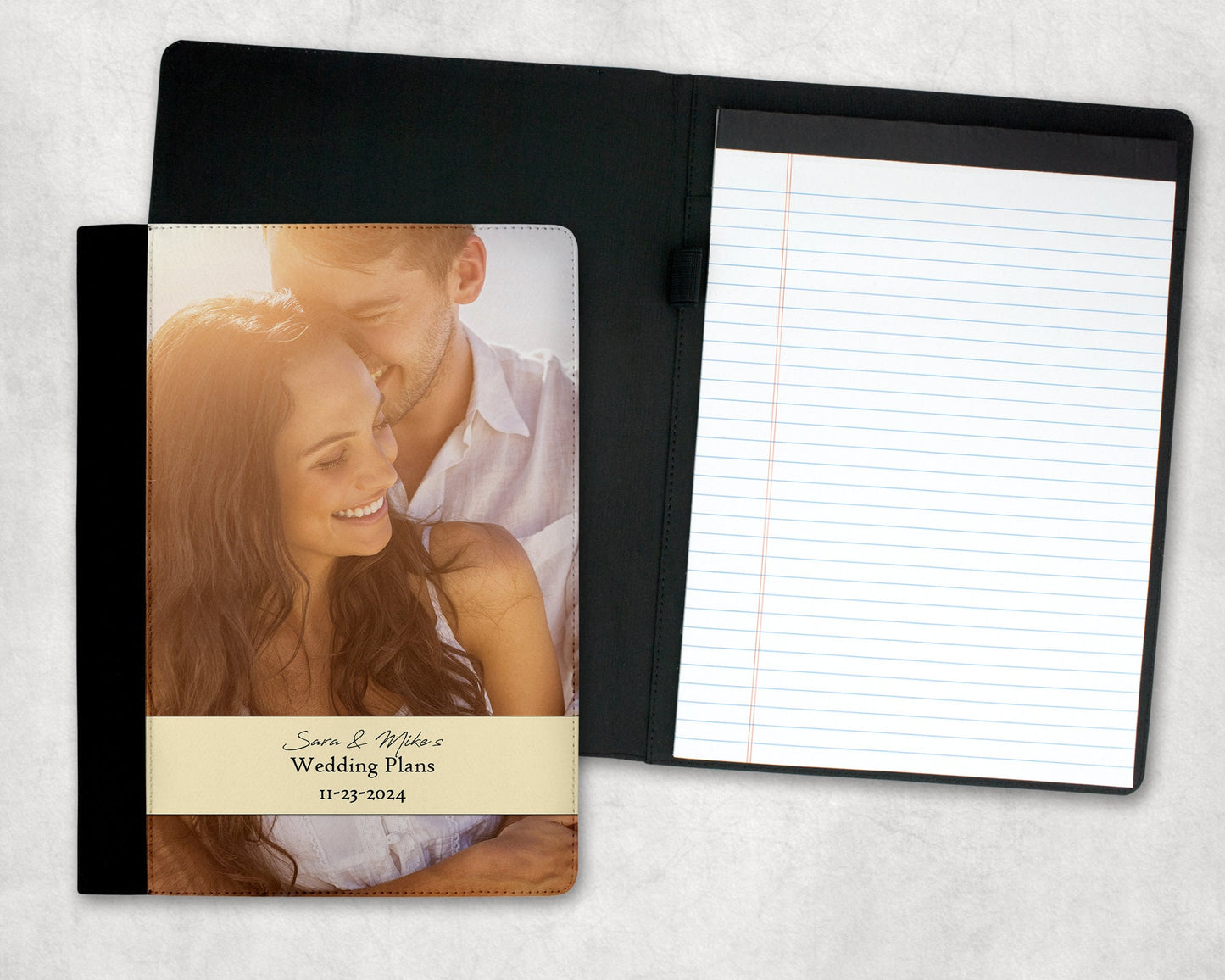 Customized Notebook Portfolio | Notebook with Logo | Journal with Picture