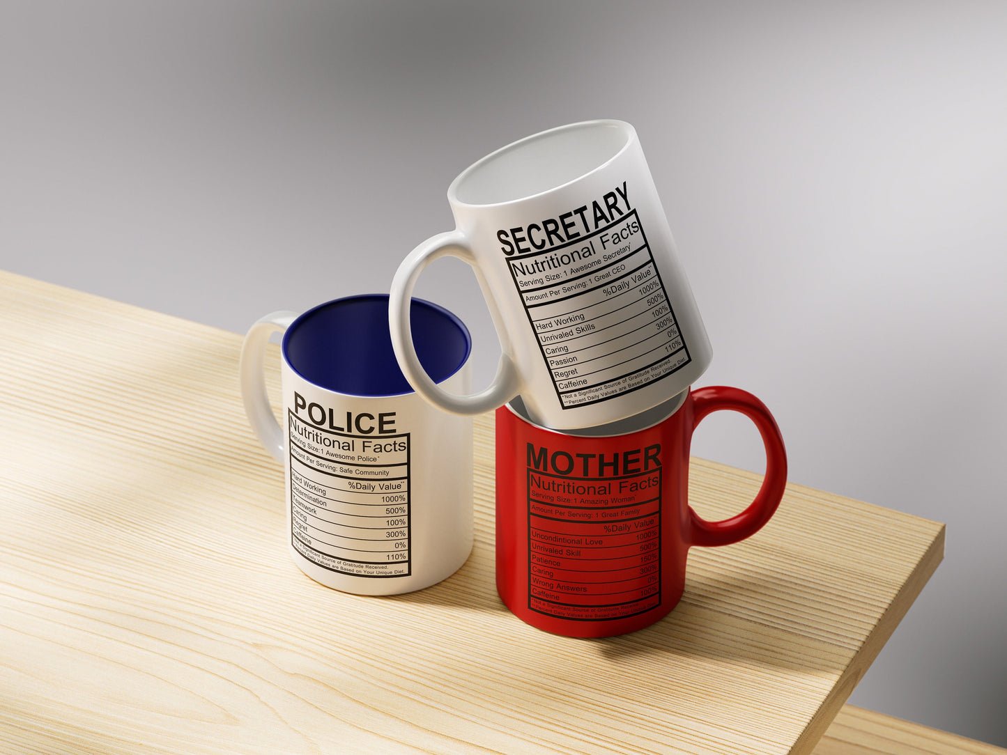 Architect Nutrition Facts Mug | Personalized Mug | Magic Mug