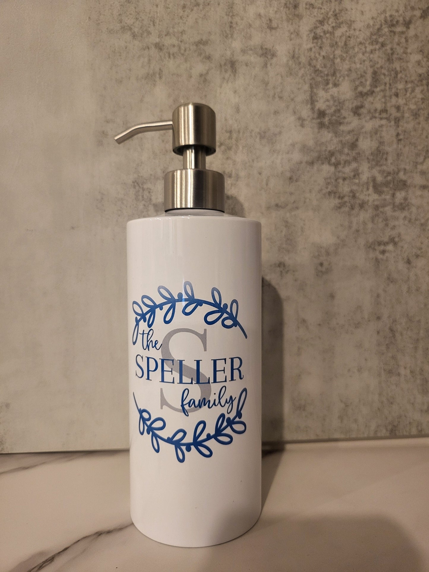 Customized Soap - Lotion Dispenser | Customized Bottle with Pump | Monogram Dispenser | Shampoo - Conditioner Bottle