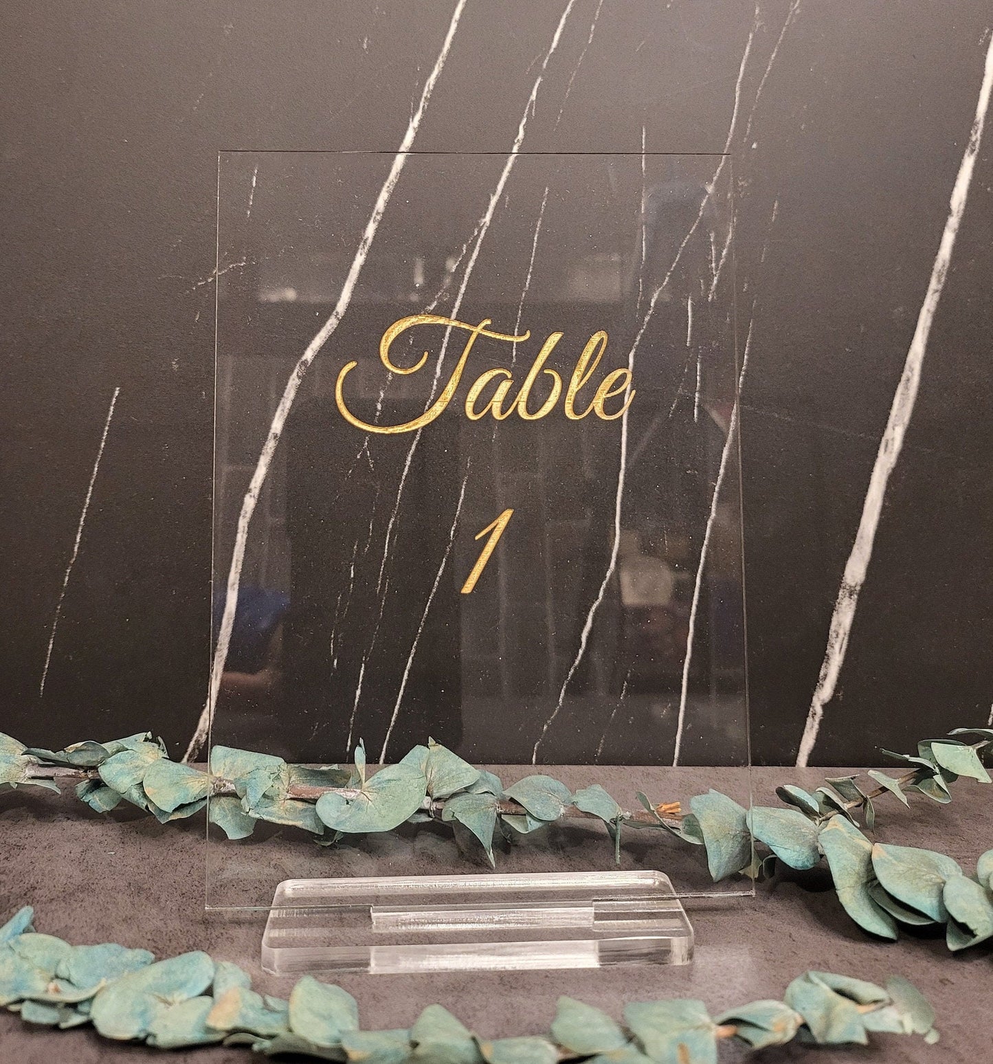 Acrylic Table Numbers | Wedding Table Numbers | Event Decor | Reception Signs