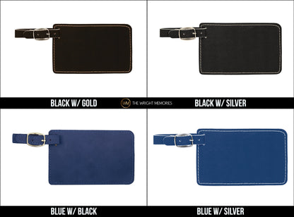 Personalized Leather Luggage Tags | Personalized Luggage Tag | Custom Couple Luggage Tags | Travel Accessories | Bag Tags | Name Tag