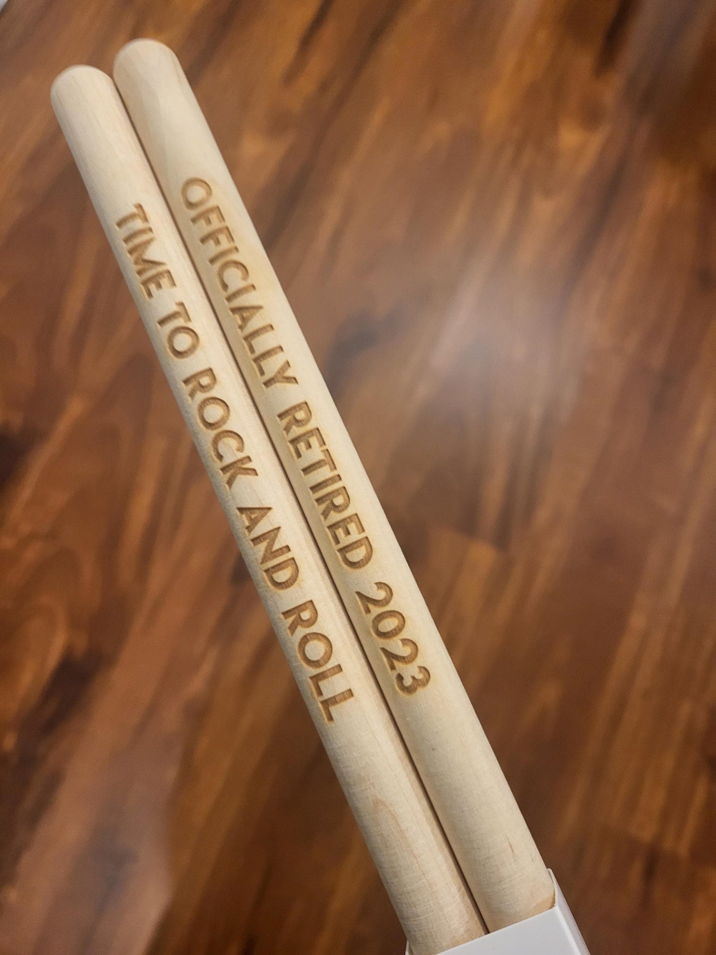 Personalized Pair of Drumsticks | Customized Message Drum Sticks Set