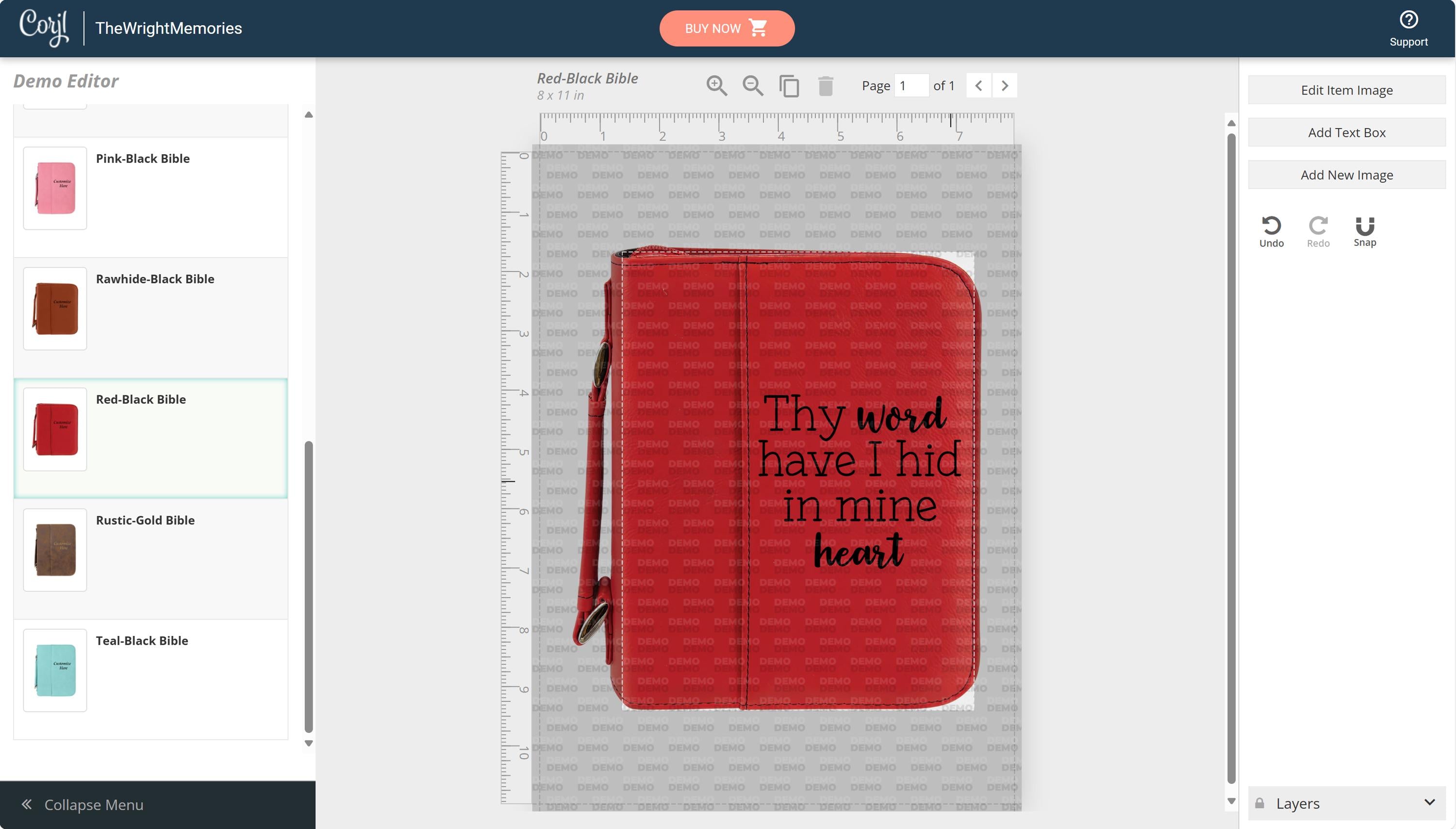 Personalized Leather Bible Cover with Zipper | Custom Engraved Bible Case | Large 7.5” x 10.75” | Christian Gift for Him or Her