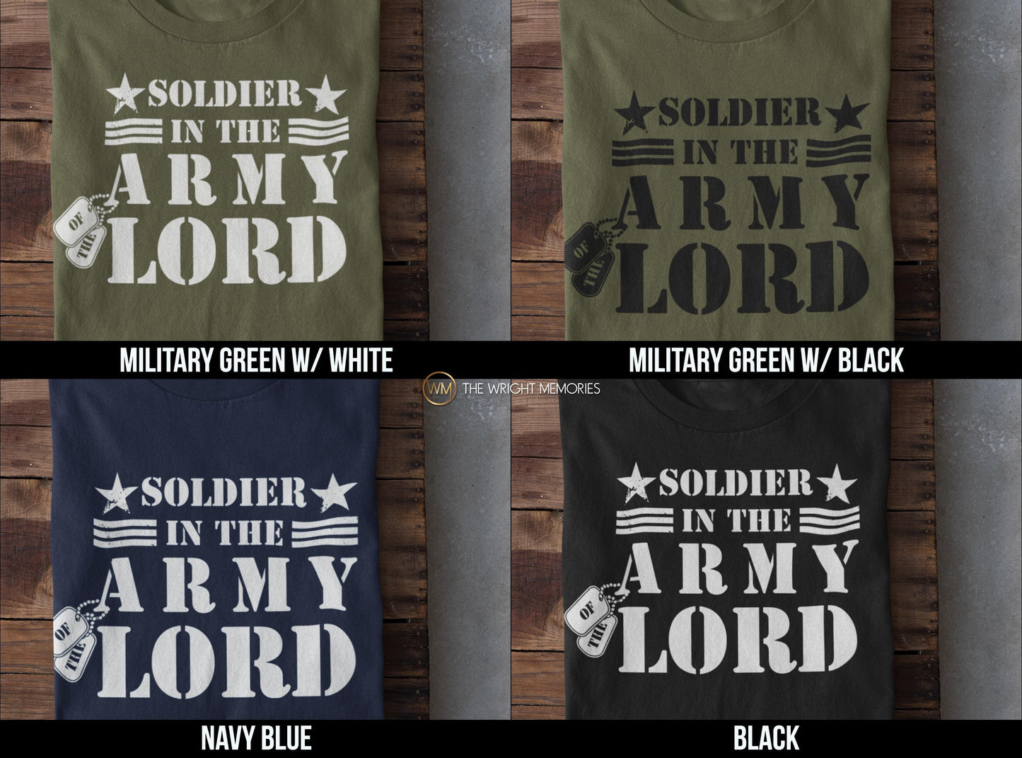 Army of the Lord Shirt | Christian Shirt | Faith Based Shirt| Bible Verse Shirt | Inspirational Shirt