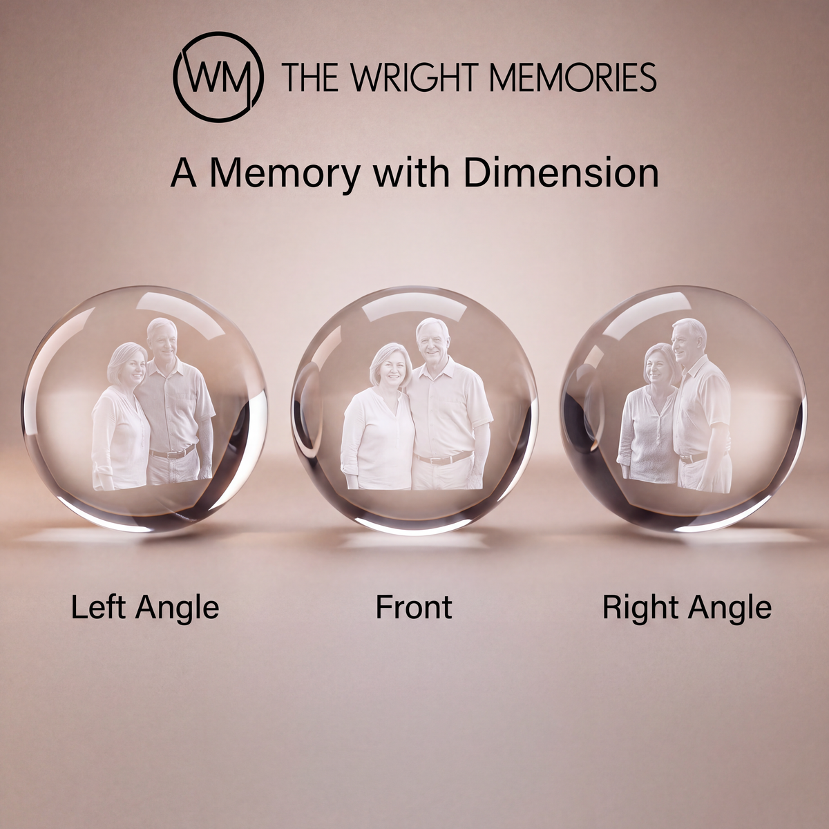 Personalized 3D Crystal Photo Ball | Custom Photo Keepsake