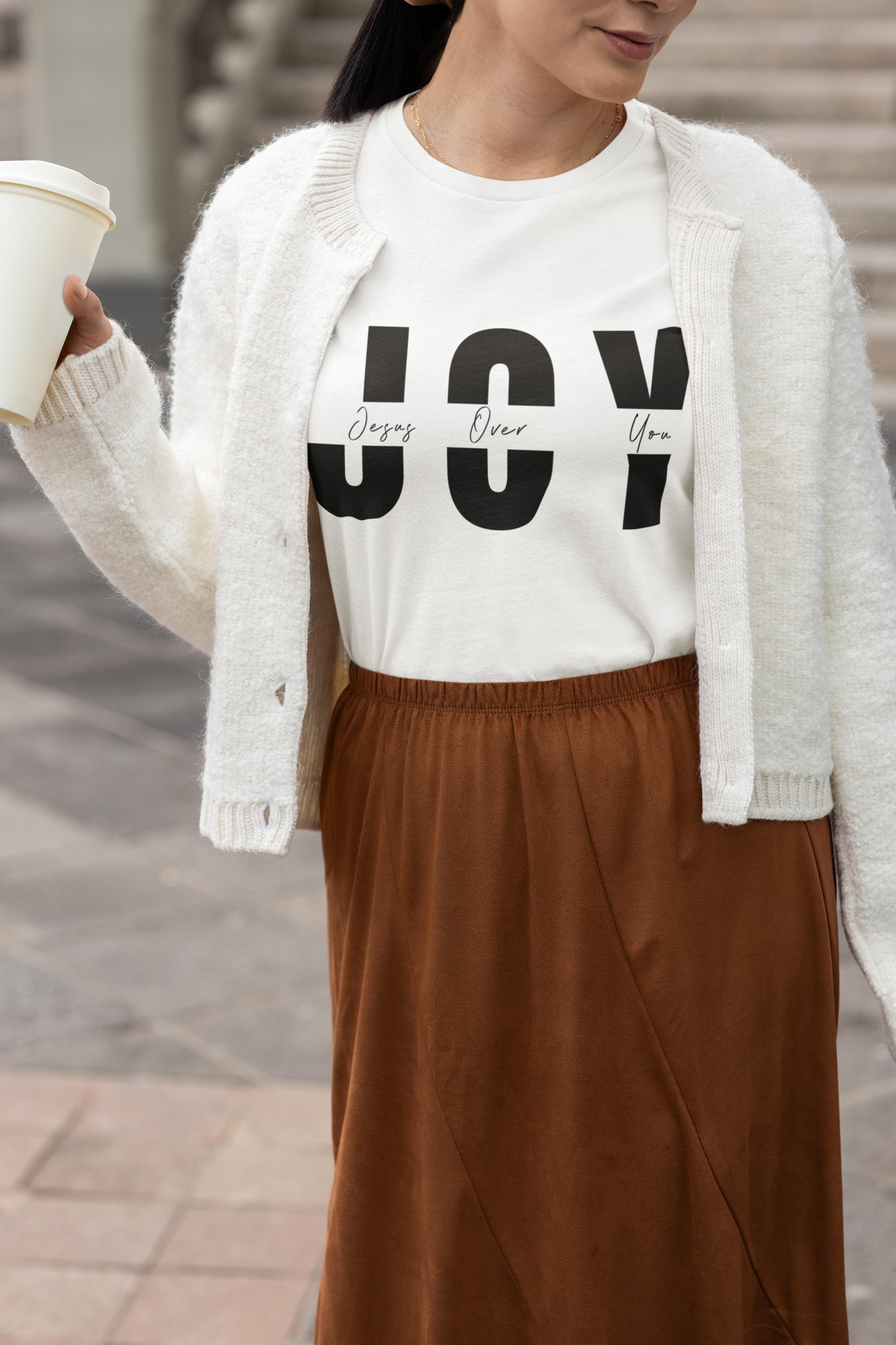 JOY Shirt – Jesus Over You Design | Motivational Graphic Tee
